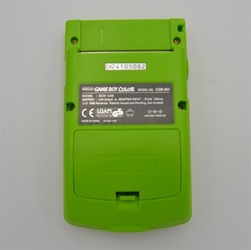 Gameboy Color - Kiwi Green - Konsol - SNR CH24105082 (B Grade) (Genbrug)